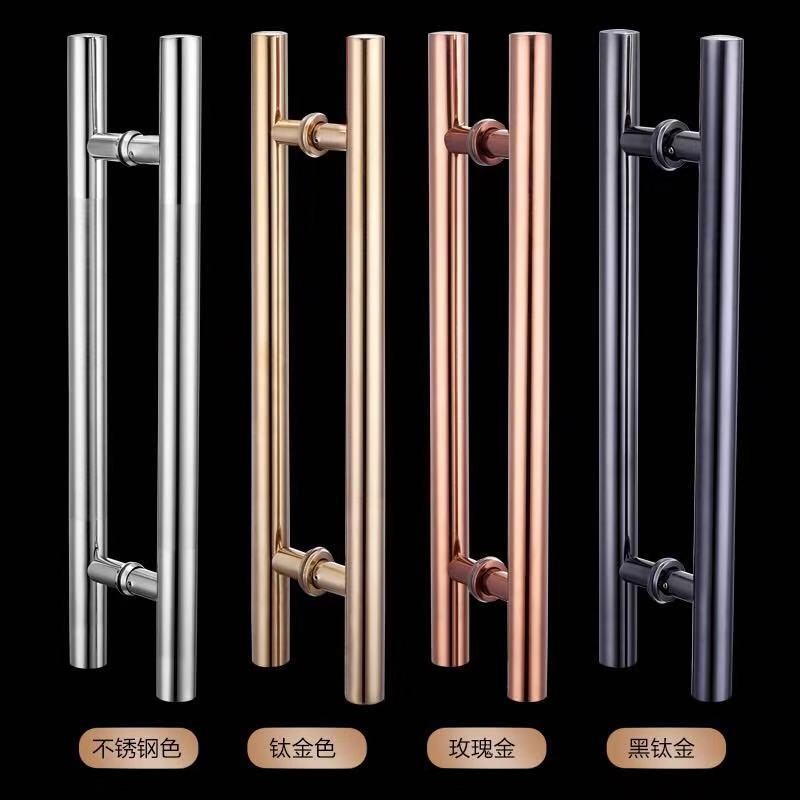 玻璃門(mén)拉手圓管不銹鋼大門(mén)把手